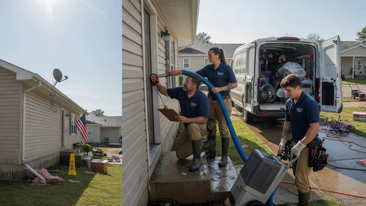 Ceiling Water Damage Restoration in Calais, VT near me